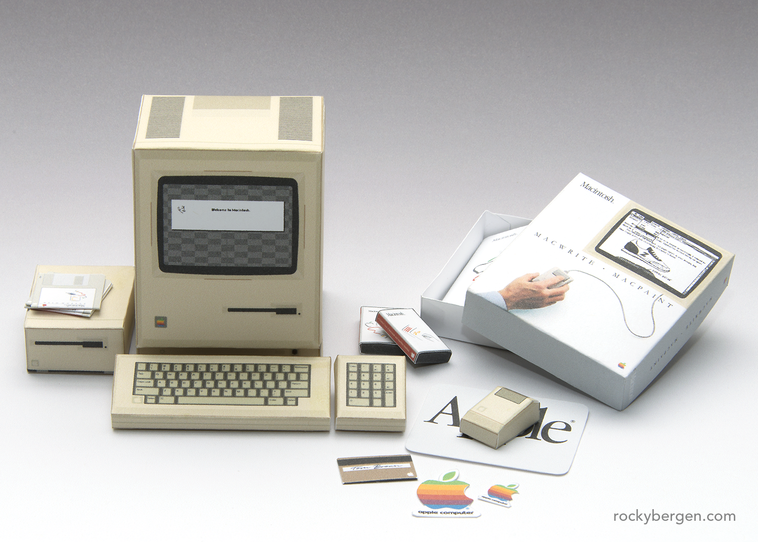 Apple Macintosh 128K - The computer that “started it all”, complete with bundled software. © Rocky Bergen