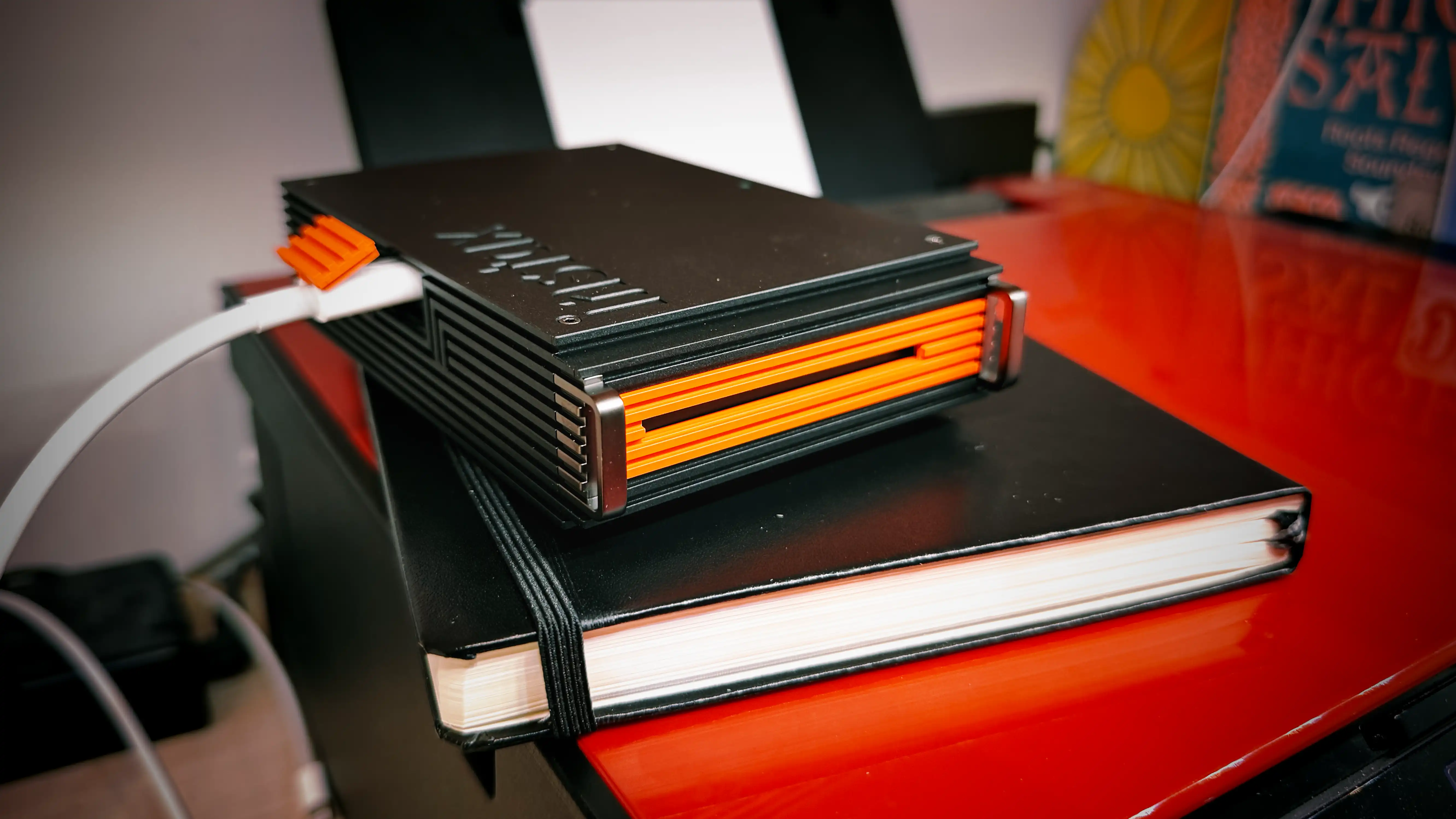 FujiFilm Instax Mini Link+ charging on my notebook